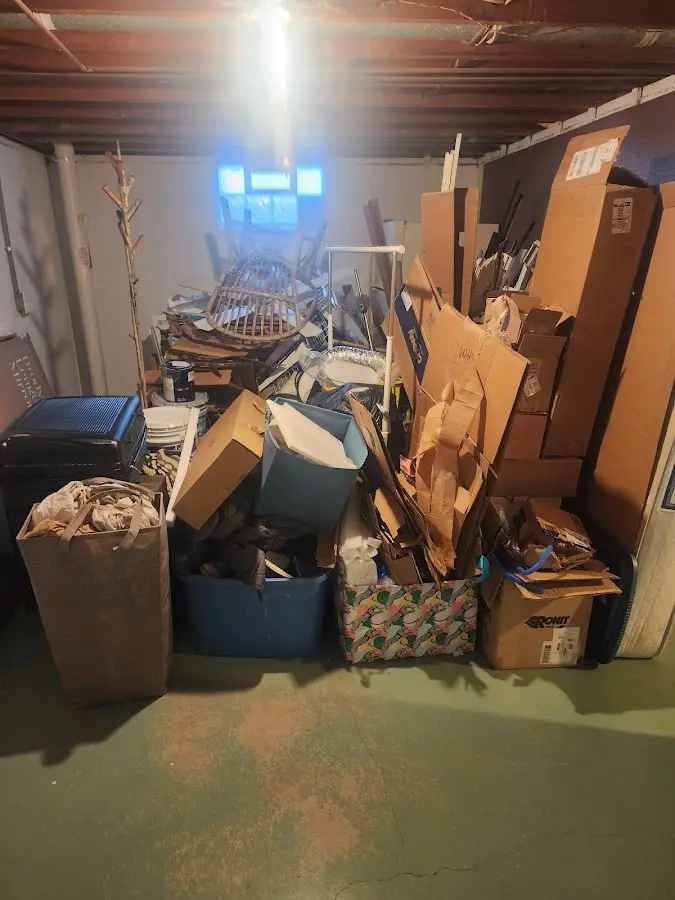 Roll-off dumpster container at job site for Yard Waste Dumpster Rental in Upland